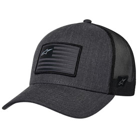 Alpinestars Flag Snapback Hat 2025  Charcoal Heather/Black