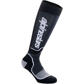 Alpinestars MX Plus Socks Size 8.5-10.5 Black/White