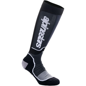 Alpinestars Youth MX Plus Socks Size 1-6 Black/White