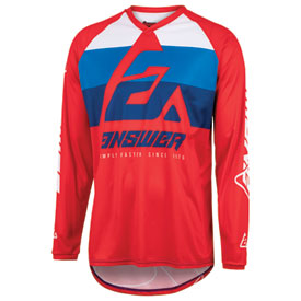 Answer Racing Syncron CC Jersey Medium Red/White/Blue