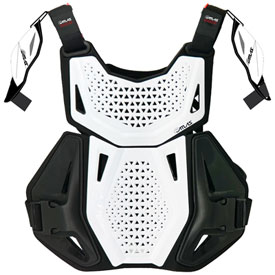 Atlas Youth Charger Roost Deflector with Shoulders  White