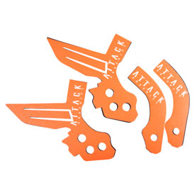 Attack Graphics Frame Grip Tape with Stock Frame Guards Orange