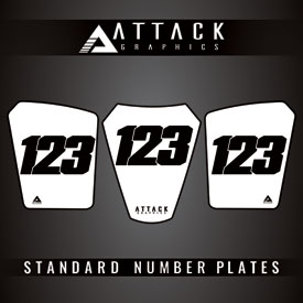 Attack Graphics 3 Plate ATV Background Kit