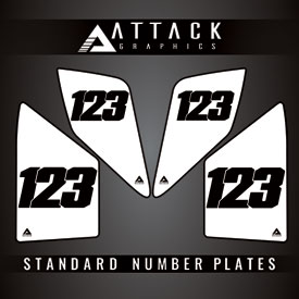 Attack Graphics 4 Plate ATV Background Kit