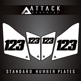 Attack Graphics 4 Plate ATV Background Kit