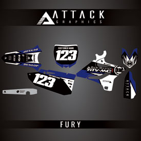 Attack Graphics Custom Fury Complete Bike Restyle Graphics Kit