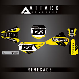 Attack Graphics Custom Renegade Complete Bike Graphics Kit