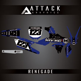 Attack Graphics Custom Renegade Complete Bike Restyle Graphics Kit