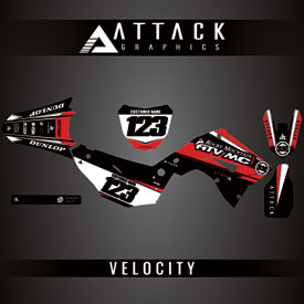 Attack Graphics Custom Velocity Complete Bike Restyle Graphics Kit