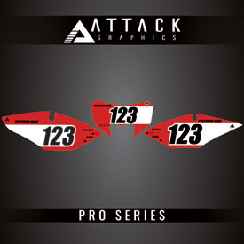 Attack Graphics Pro Series Number Plate Backgrounds