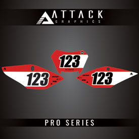 Attack Graphics Pro Series Number Plate Backgrounds
