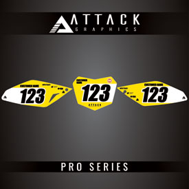 Attack Graphics Pro Series Number Plate Backgrounds