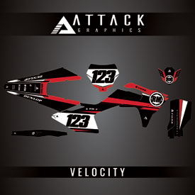 Attack Graphics Custom Velocity Complete Bike Graphics Kit