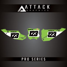 Attack Graphics Pro Series Number Plate Backgrounds