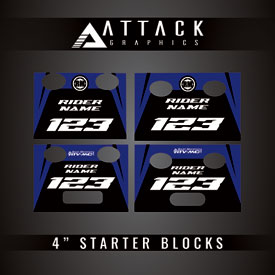 Attack Graphics Tusk Moto Starting Blocks Replacement Decals