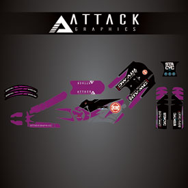 Attack Graphics Race Team Complete Stacyc Graphic Kit
