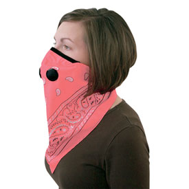ATV-UTV TEK Pro Series Bandana Dust Mask Pink Standard