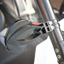 Axia Alloys Round Convex Side Mirror Kit, Parts & Accessories