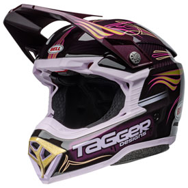 Bell Moto-10 Spherical Tagger MIPS Helmet Large Purple Haze Gloss Purple/Gold
