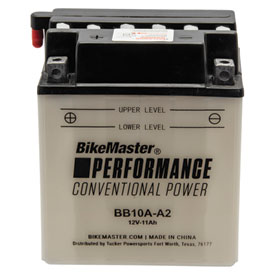 BikeMaster Performance Conventional Battery with Acid BB10AA2