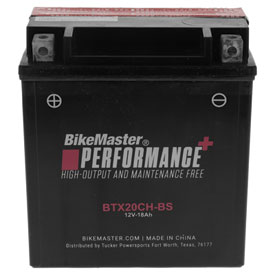 BikeMaster Performance Maintenance Free Battery BTX20CHBS