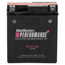 BikeMaster Performance Maintenance Free Battery BTX7LBS