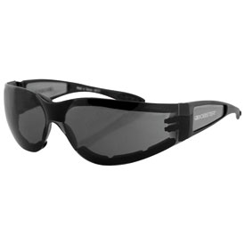 Bobster Shield 2 Sunglasses Black Frame/Smoke Lens
