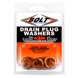 Bolt KTM Copper Drain Plug Washer Kit