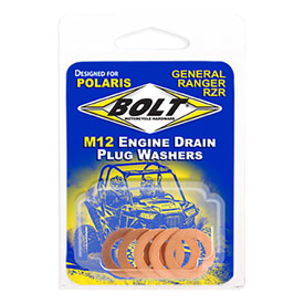 Bolt Polaris Copper Drain Plug Washer Kit