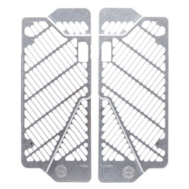 Bullet Proof Designs Radiator Guards Silver