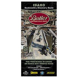 Butler Motorcycle Maps Idaho Backcountry Discover Route: Dual Sport Map