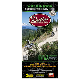 Butler Motorcycle Maps Washington Backcountry Discover Route: Dual Sport Map