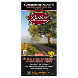 Butler Motorcycle Maps Southern Mid-Atlantic
