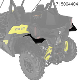 Can-Am Rear Fender Flare Extensions