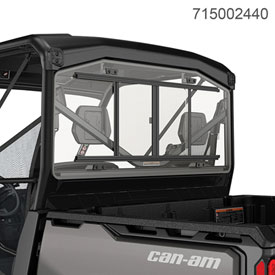 Can-Am Rear Glass Window with Sliding Panel