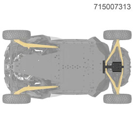 Can-Am HMWPE Front Skid Plate