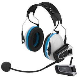 Cardo Systems Headset Coach Kit  White/Blue
