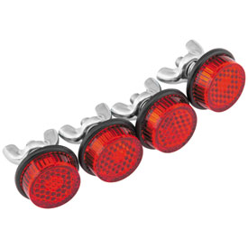 Chris Products Reflectors 4 Pack  Red