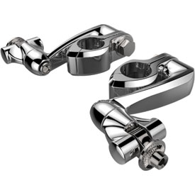 Ciro Pinless Clevis Clamp With Footpeg Mount And 4" Extension