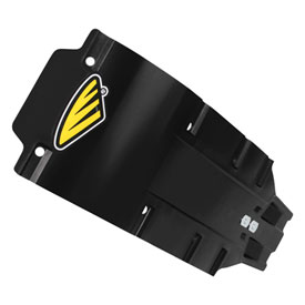 Cycra Full Coverage Skid Plate For 18-19 Yamaha YZ450F – Black Injection Molded Guard With Billet Bracket