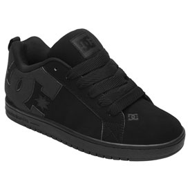 DC Court Graffik Shoe Size 10.5 Black/Black/Black