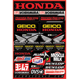 D’Cor Visuals Honda Team Geico Decal Sheet