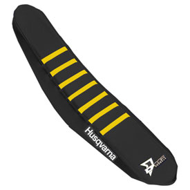 D’Cor Visuals Gripper Seat Cover  Ribbed Black/Yellow