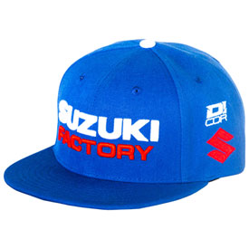 D’Cor Visuals Suzuki Factory Snapback Hat  Blue