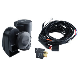 Denali SoundBomb Compact Dual-Tone Air Horn with Plug-N-Play Wiring Kit
