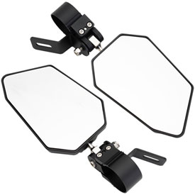 Dirtbag Brands Billet Side View Mirrors with Light Pod Mount