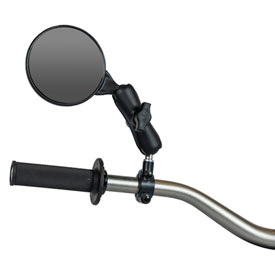 Double Take Universal Scrambler Mirror Kit for Handlebars with 7/8" Mounting Location