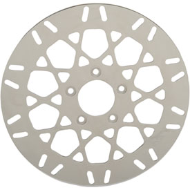 Drag Specialties Polished Stainless Steel Mesh Rotor