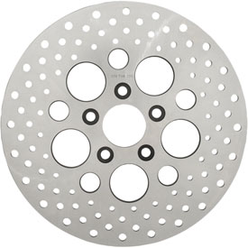 Drag Specialties Stainless Steel Drilled Rotors