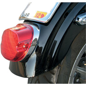 Drag Specialties LED Low-Profile Taillight with Bottom Plate Illumination